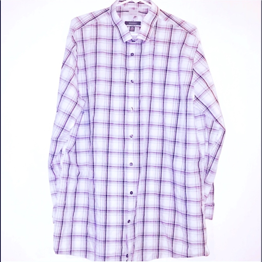 JFj.Ferrar Mens Slim Fit Long Sleeves Button Down